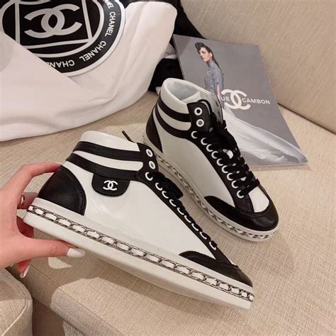 chanel trainers women|Chanel high top sneakers 2021.